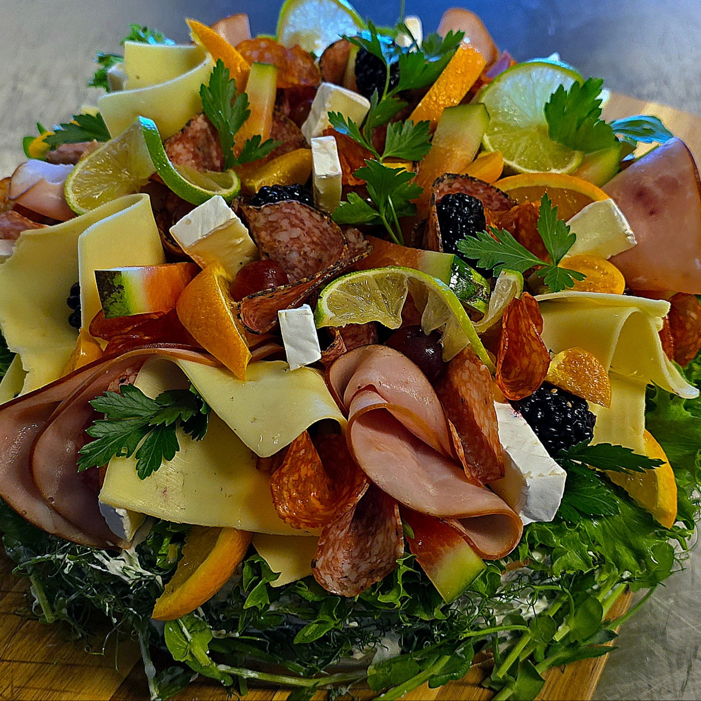 Smörgåstårta Chark, Ost & Frukt