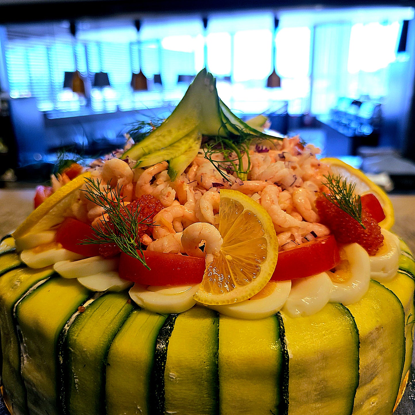 Smörgåstårta Räkor